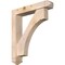 Ekena Millwork Westlake Arts and Crafts Smooth Bracket w/ Offset Brace, Douglas Fir, 5 1/2"W x 28"D x 32"H BKT0604X28X32WTL03SDF - alternate 1